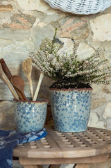 Blue Floral Pot | Small
