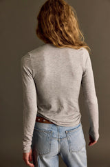 So Soft Seamless Long Sleeve | Heather Grey