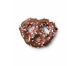 Candy Cane & Milk Chocolate Covered Pretzel