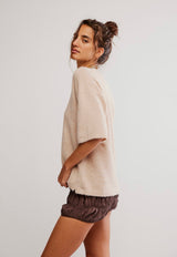 Margot Sweater Tee | Pearl Melange