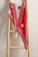 Over the Coat Shawl | Red