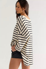 Two Sense Long Sleeve | Ivory Combo