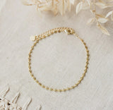 Heart Anklet | Gold