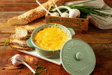 Garlic Dip Ceramic Baker Gift Set | Sage Green