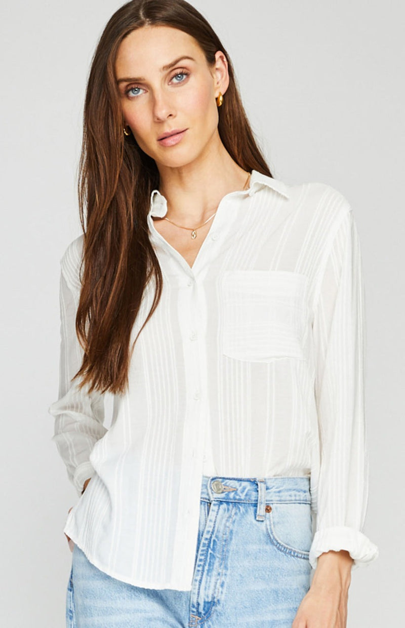 Paige Top | White - FINAL SALE