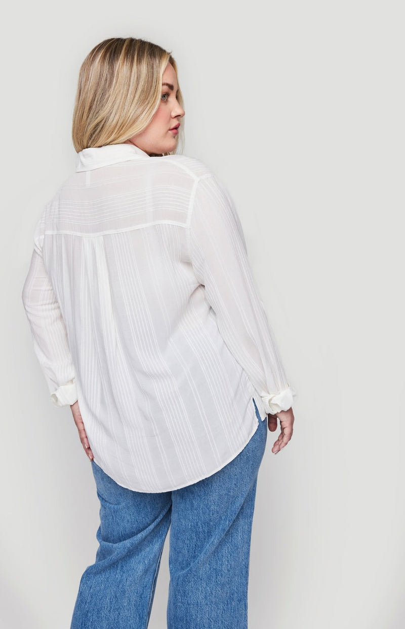 Paige Top | White - FINAL SALE