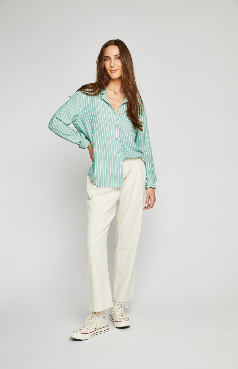 Wilder Top | Palm Stripe - FINAL SALE