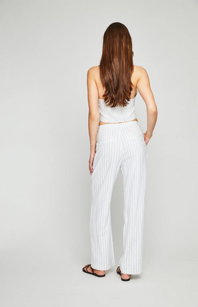 Elliott Pant | White Stripe - FINAL SALE