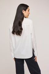 Valencia Button Down Top | White