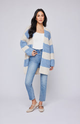 Enid Cardigan | Sky Stripe