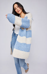 Enid Cardigan | Sky Stripe