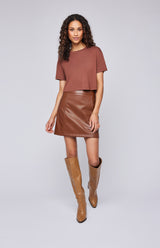 Chrissy Skirt | Cognac