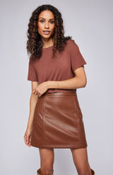 Chrissy Skirt | Cognac