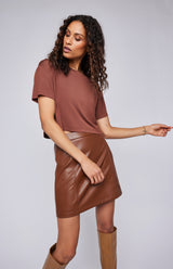 Chrissy Skirt | Cognac