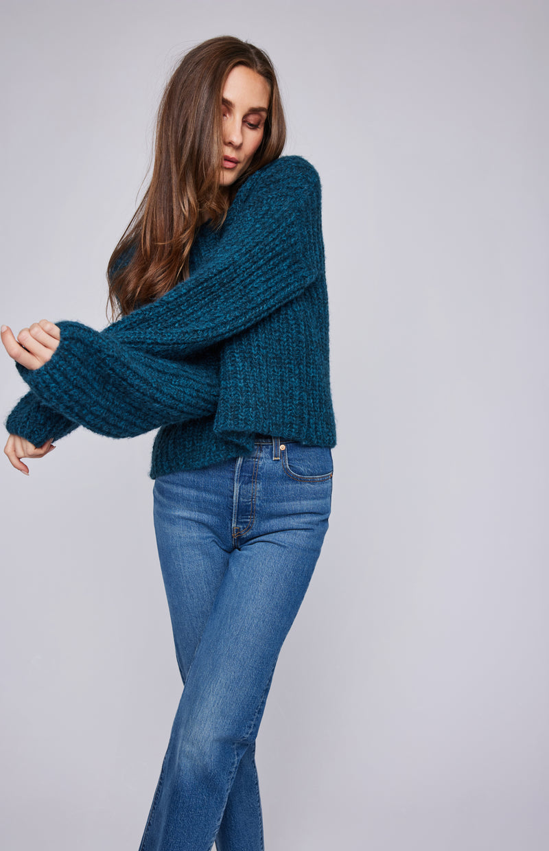 Nadia Pullover | Heather Jewel