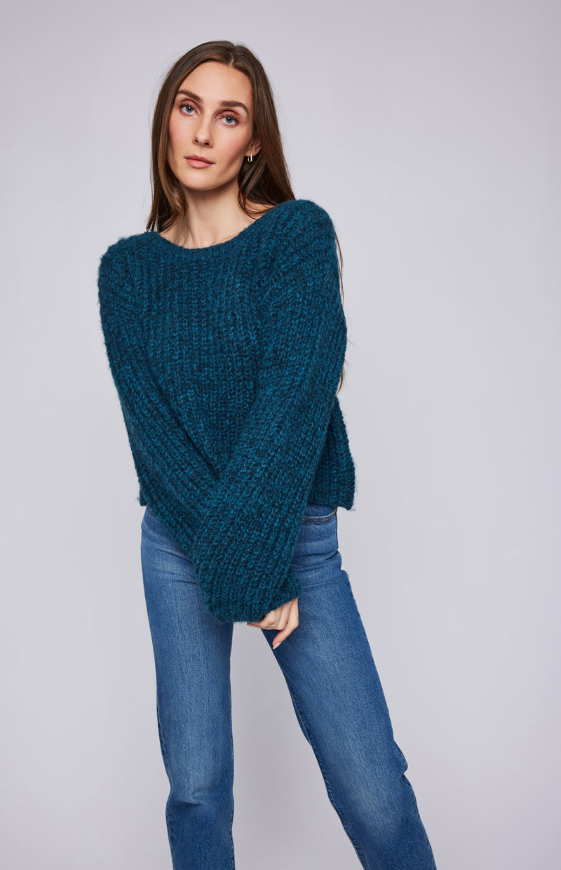 Nadia Pullover | Heather Jewel