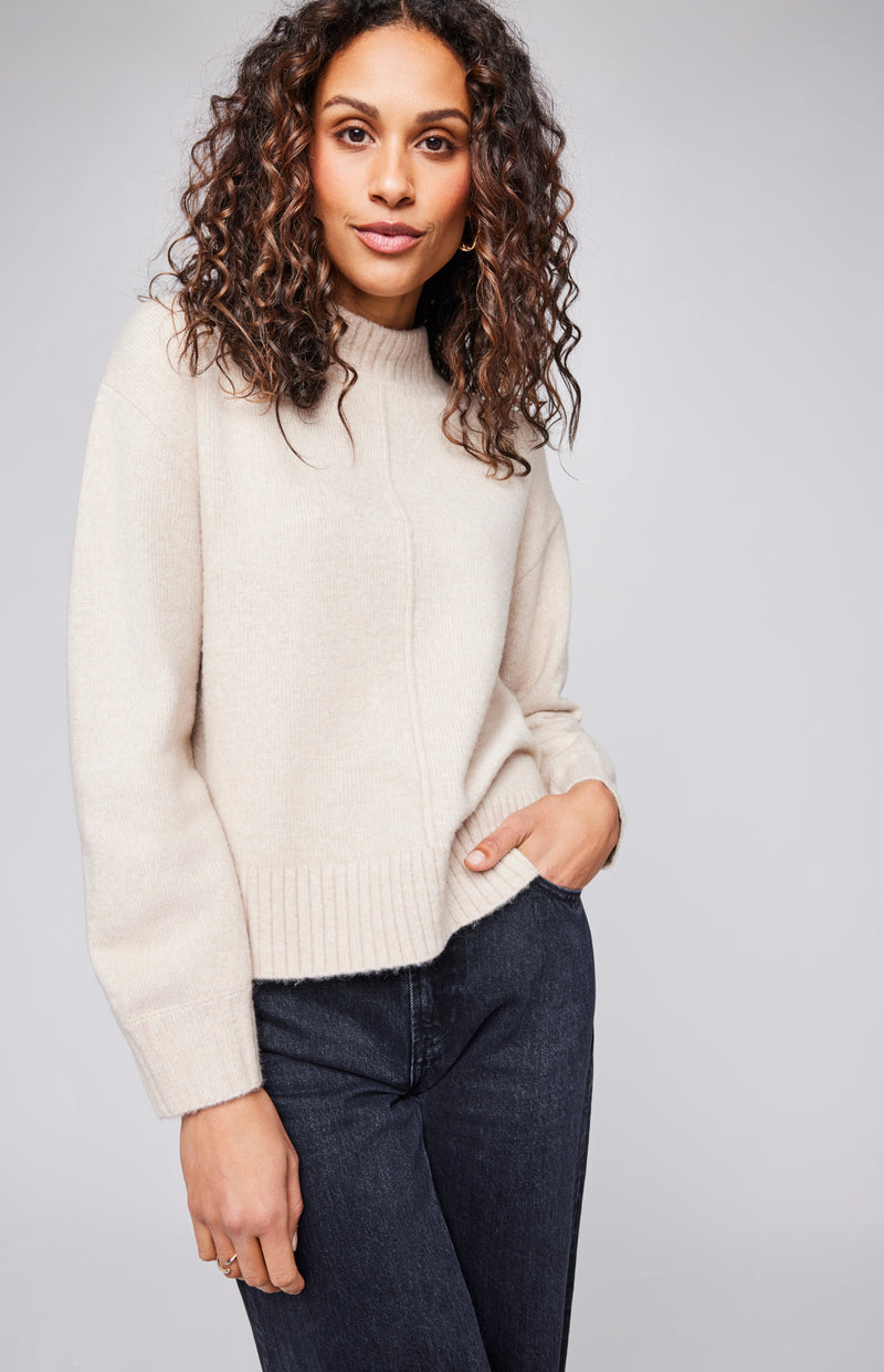 Crane Pullover | Heather Bone