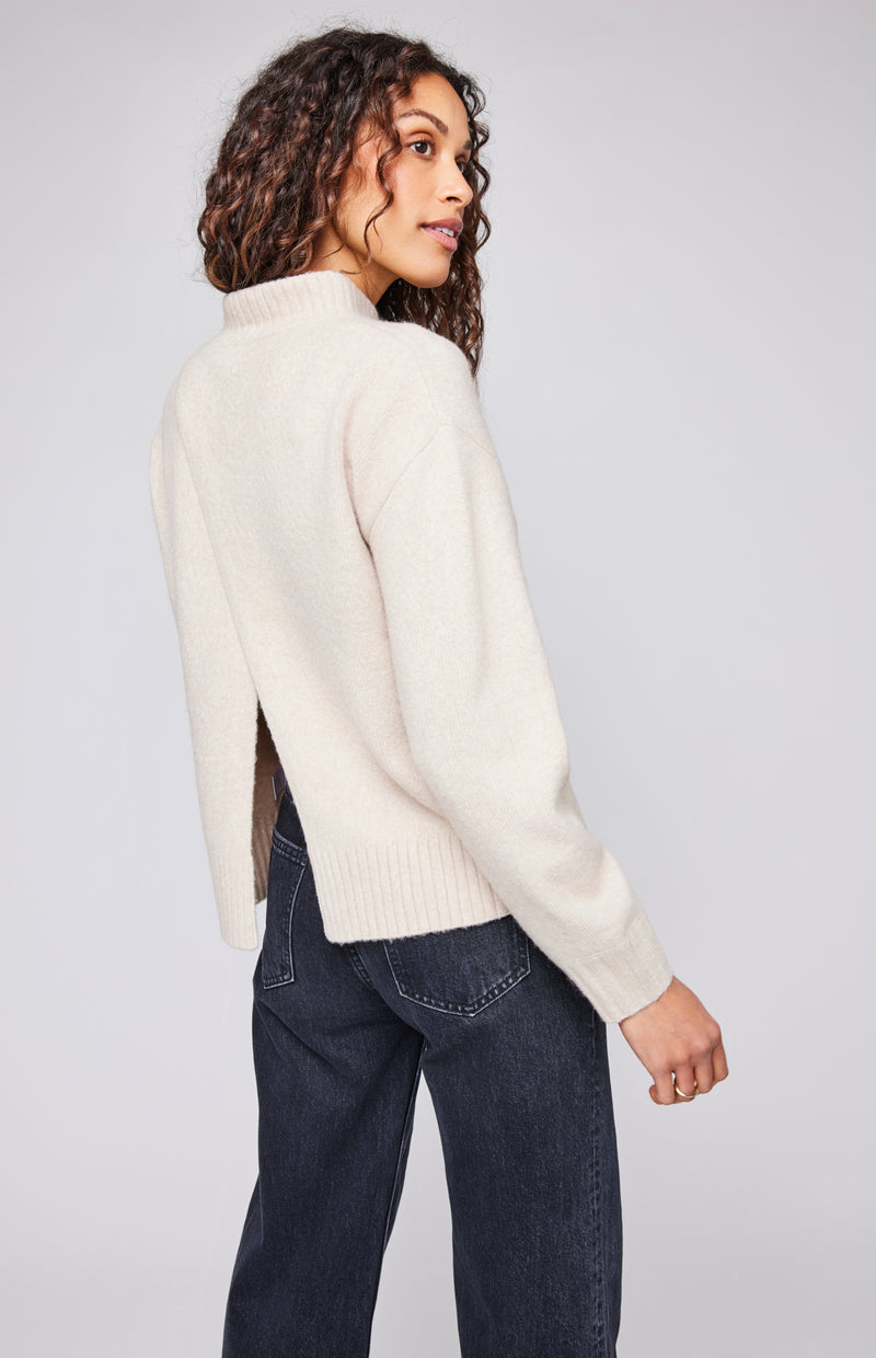 Crane Pullover | Heather Bone