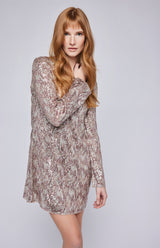 Zadie Dress | Copper Sequin