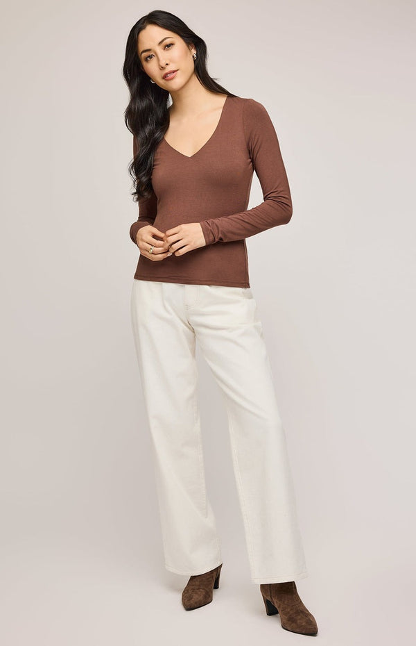 Linette Top | Brunette