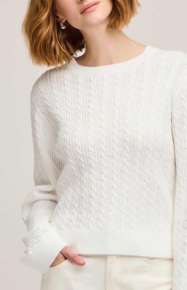 Janice Pullover | White