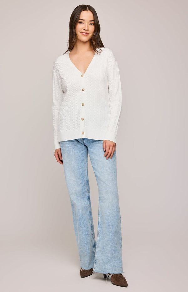 Lucia Cardigan | White