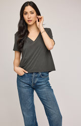 Lucy Top | Washed Black