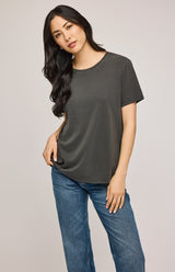 Victoria Top | Washed Black