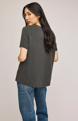 Victoria Top | Washed Black