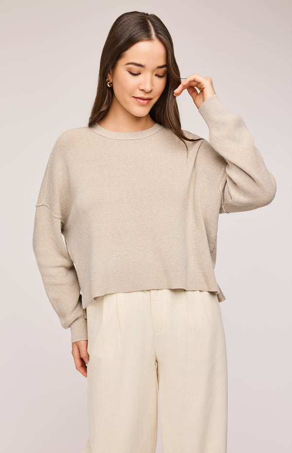 Echo Pullover | Heather Sand