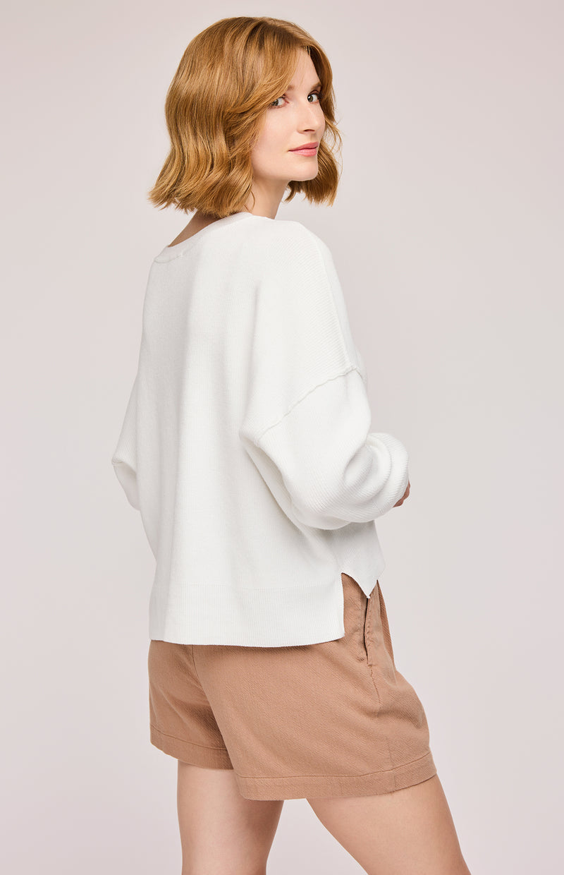 Echo Pullover | White