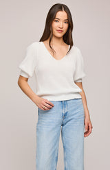 Phoebe Pullover | White