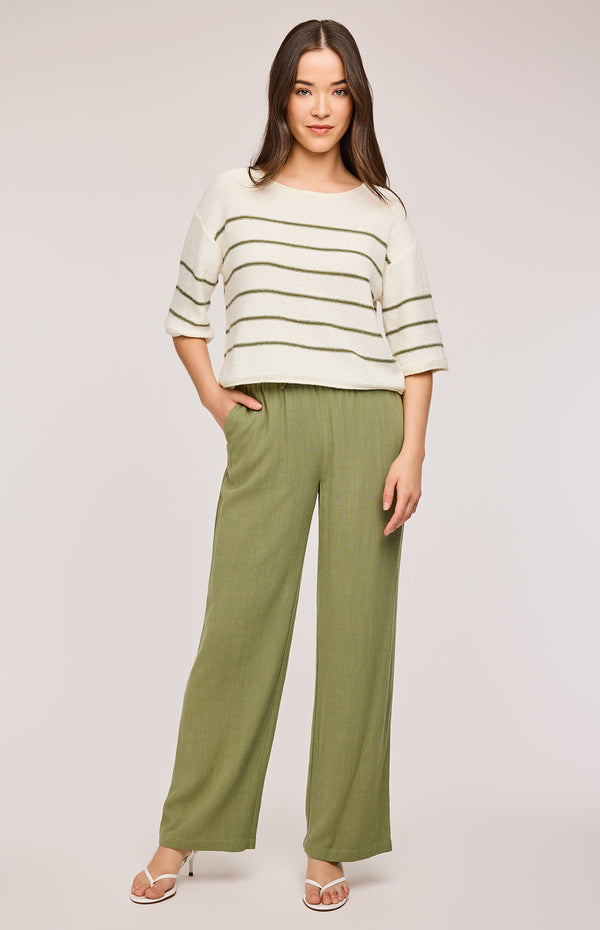 Kerrigan Pullover | Matcha Stripe