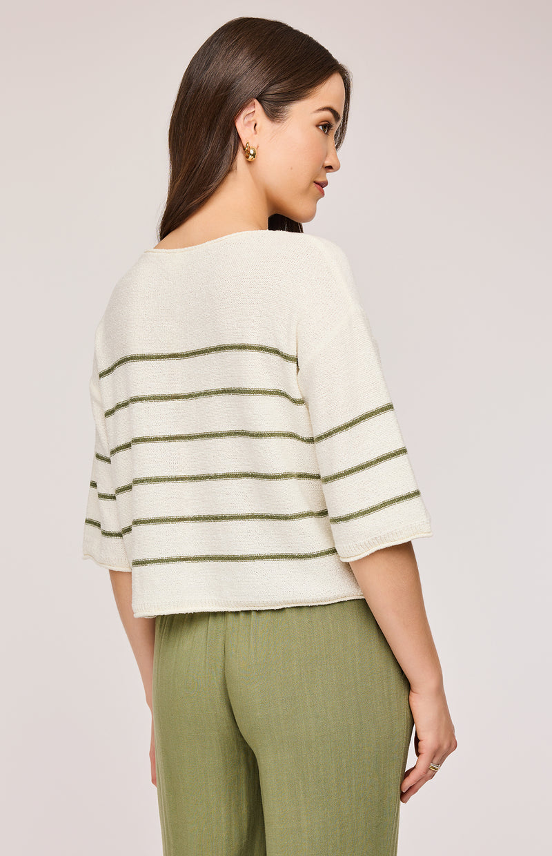 Kerrigan Pullover | Matcha Stripe