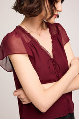 Carlotta Top | Merlot