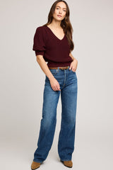 Phoebe Pullover | Merlot