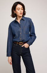 Whitney Top | Dark Wash