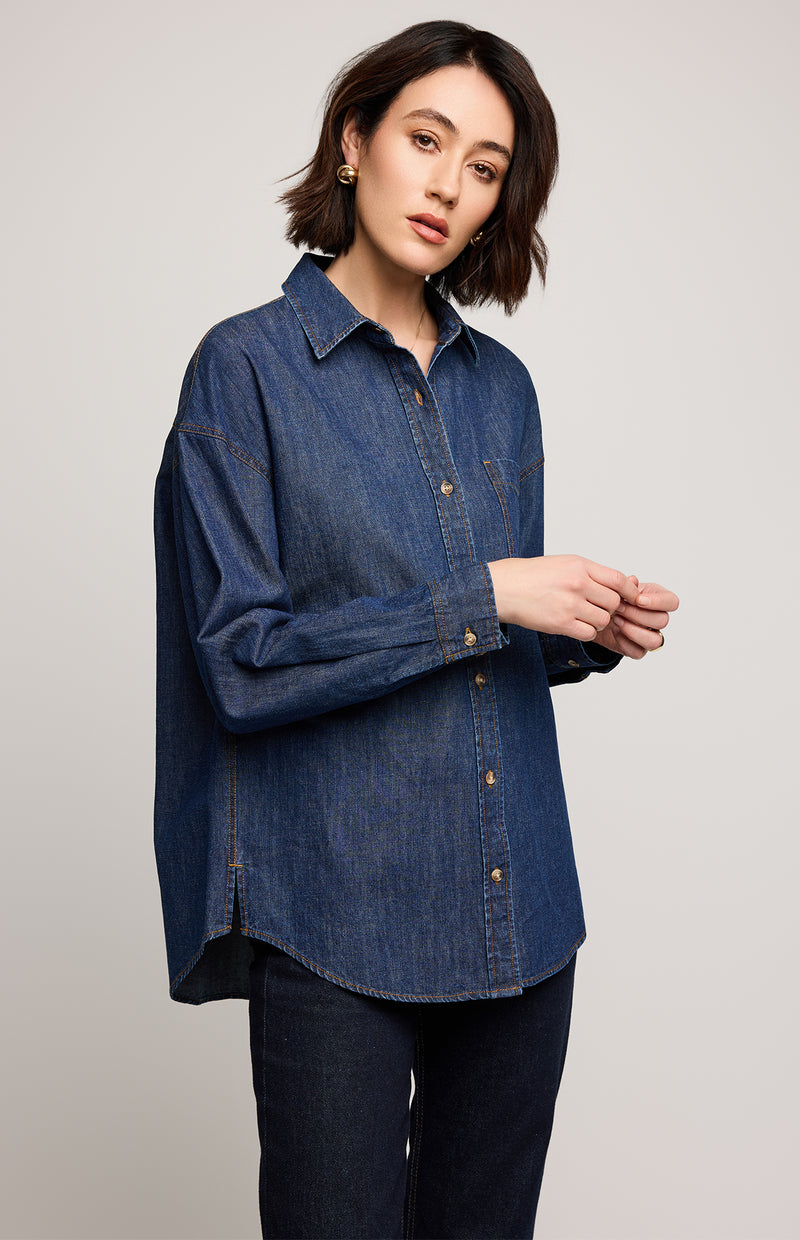 Whitney Top | Dark Wash