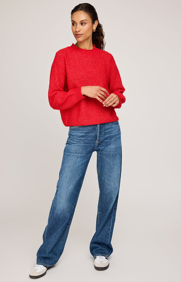 Wanda Pullover | Heather Red