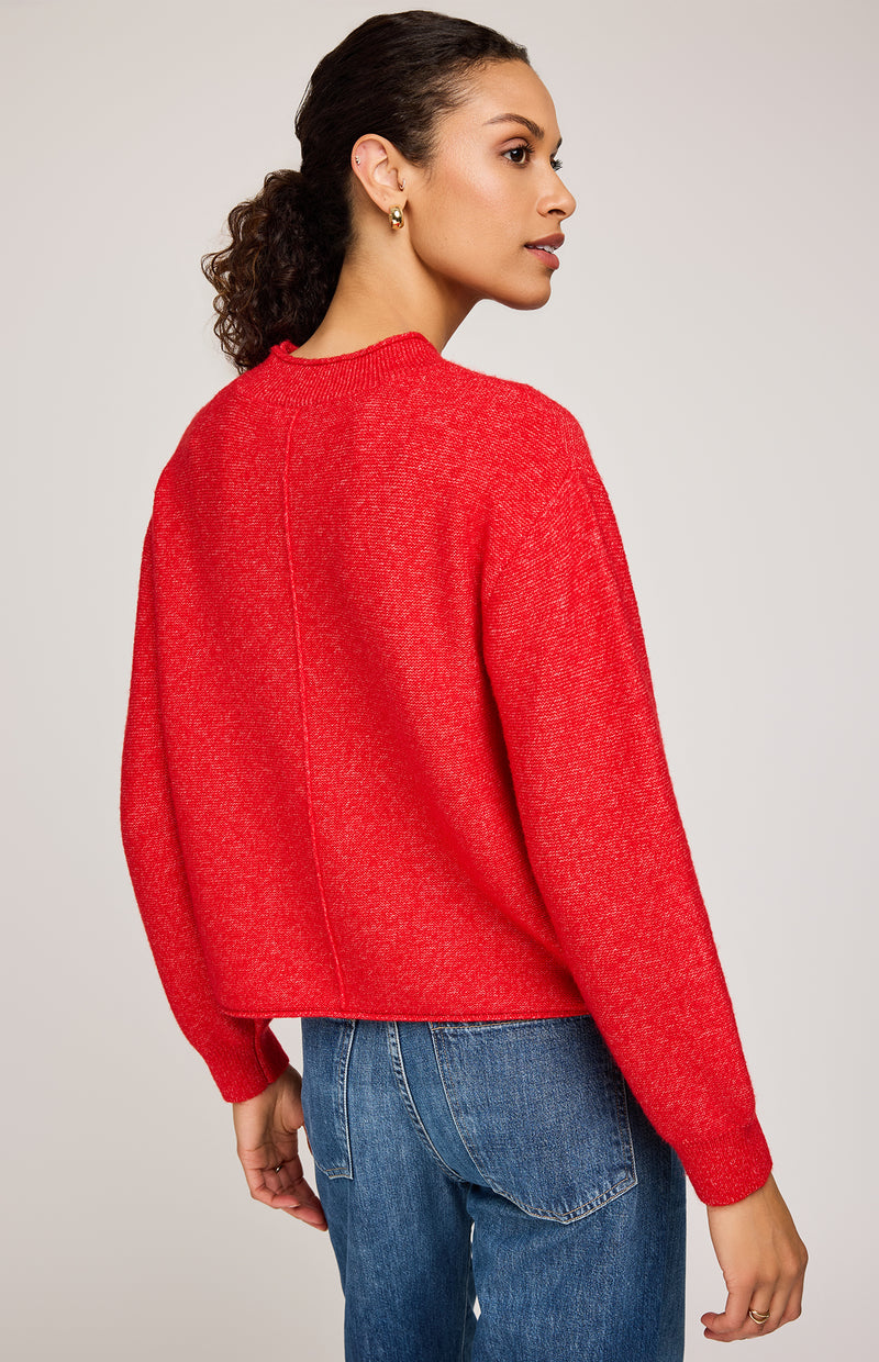 Wanda Pullover | Heather Red