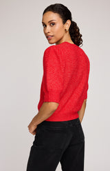 Marisol Pullover | Heather Red