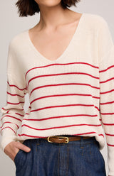Tucker Pullover | Red Stripe