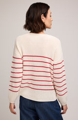 Tucker Pullover | Red Stripe