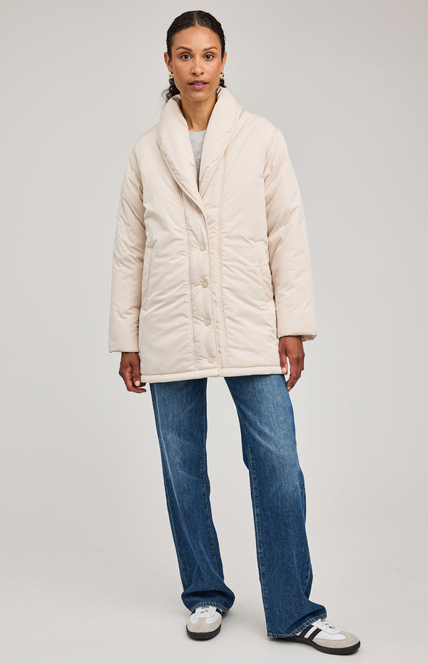Davis Coat | Cream