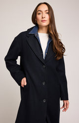 Agatha Coat | Navy