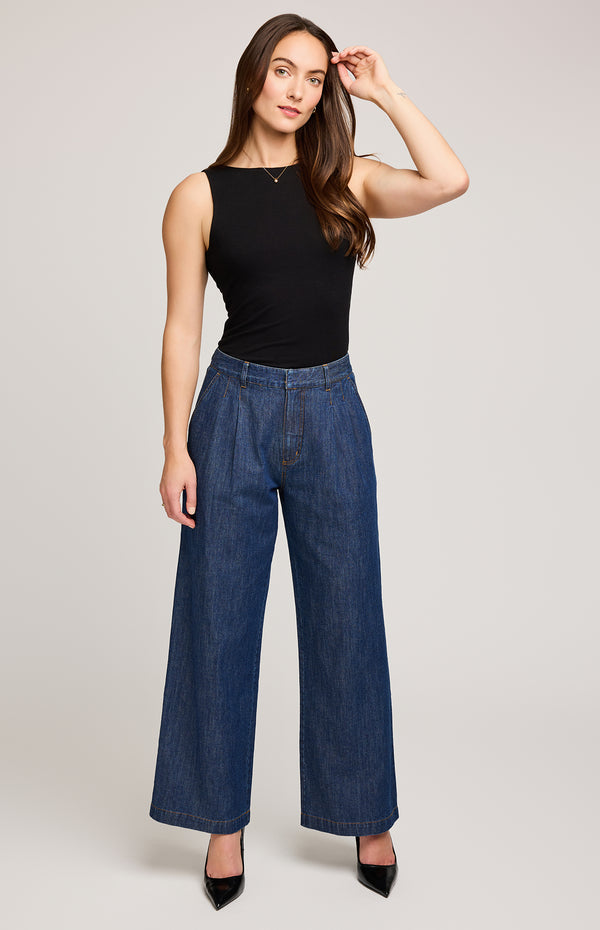 Amara Pants | Dark Wash