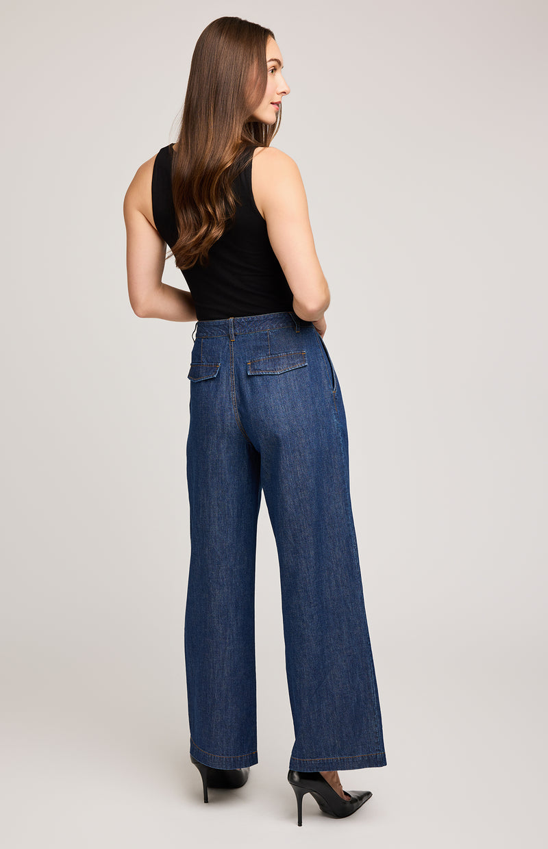 Amara Pants | Dark Wash
