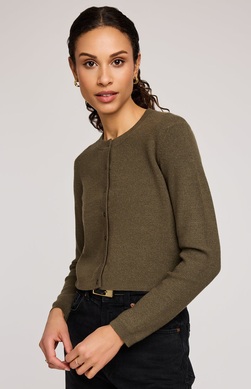 Mirabelle Cardigan | Heather Olive