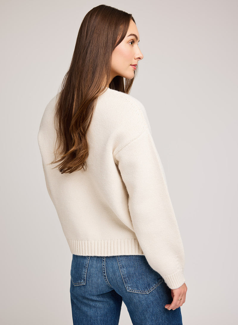 Angelica Pullover | Alabaster