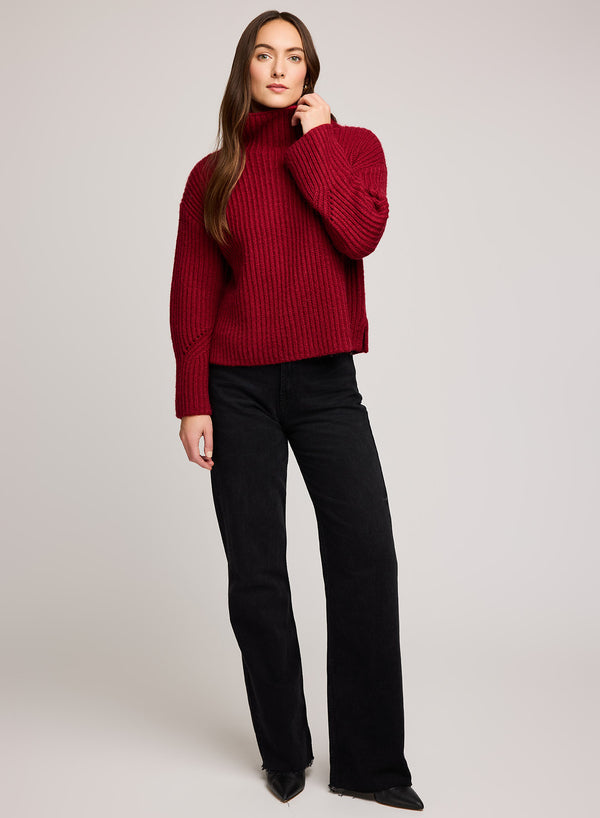 Marlow Pullover | Crimson